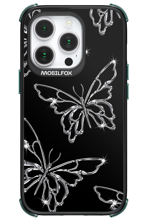Silver Butterfly 2.0 - Apple iPhone 14 Pro