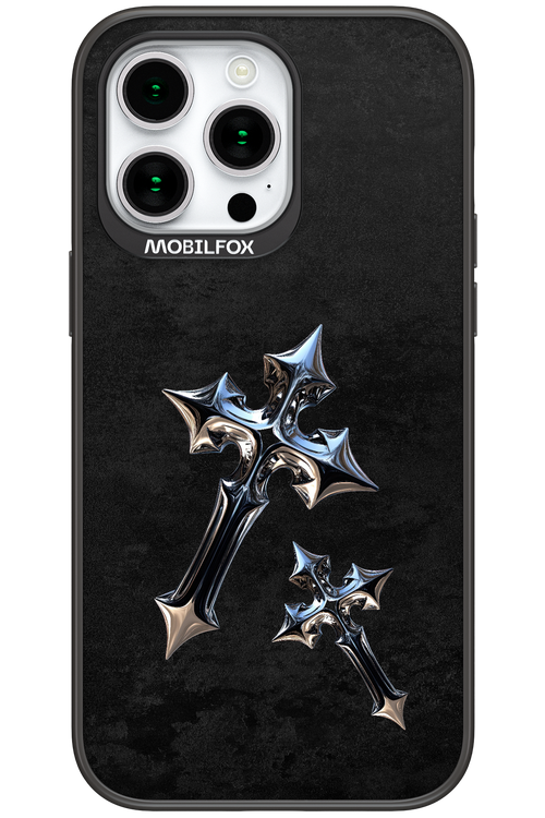 Chrome Crosses - Apple iPhone 15 Pro Max