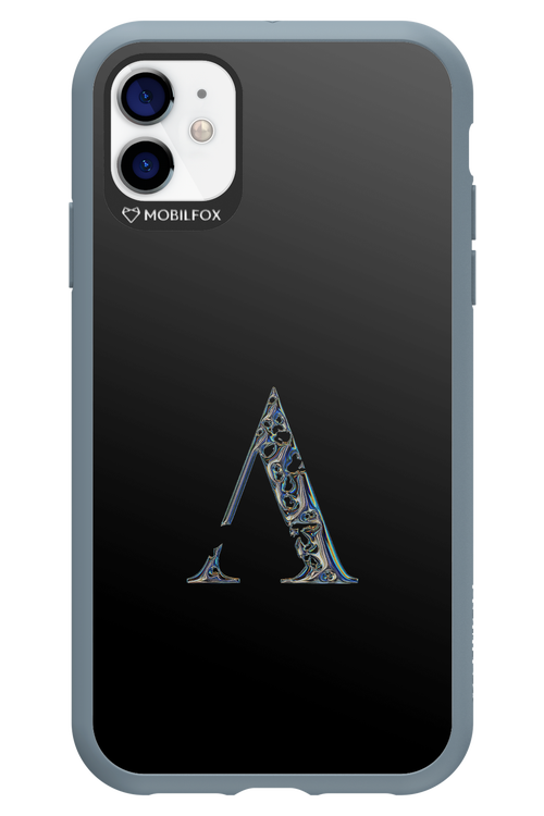 ⁠ ⁠Azteca A Chrome Logo - Apple iPhone 11