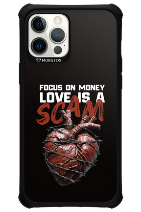 Focus on money, love is a scam - Apple iPhone 12 Pro Max