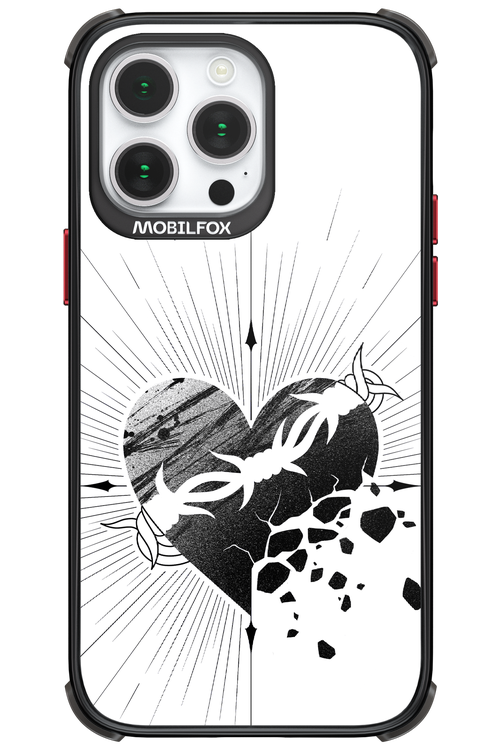 Fekete Szív - Apple iPhone 14 Pro Max