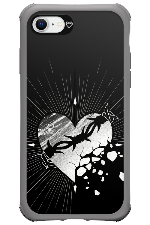 Fehér Szív - Apple iPhone SE 2020