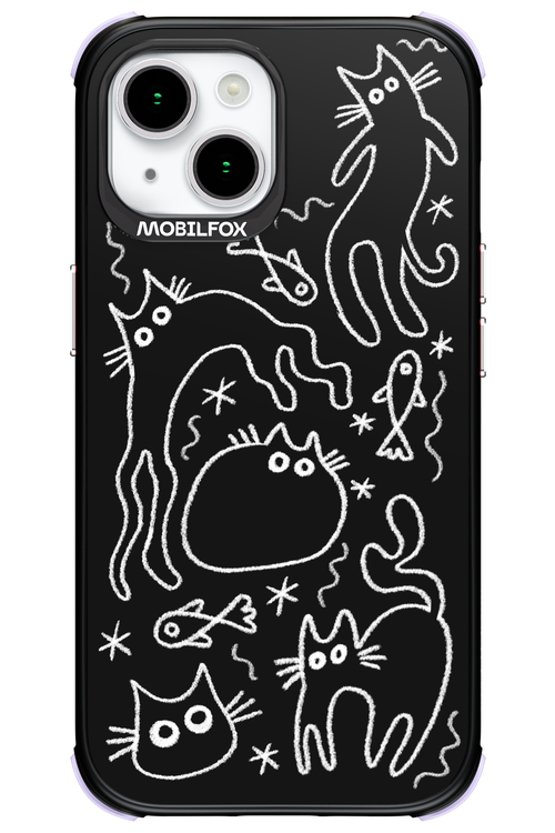 CHALK_CATS 2.0 - Apple iPhone 15