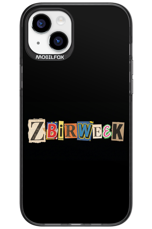 Zbirweek (black) 2.0 - Apple iPhone 15 Plus