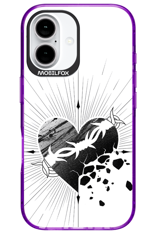 Fekete Szív - Apple iPhone 16