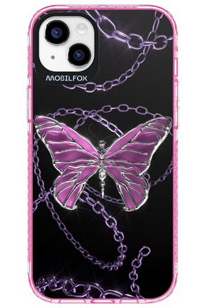 Butterfly Necklace - Apple iPhone 14 Plus