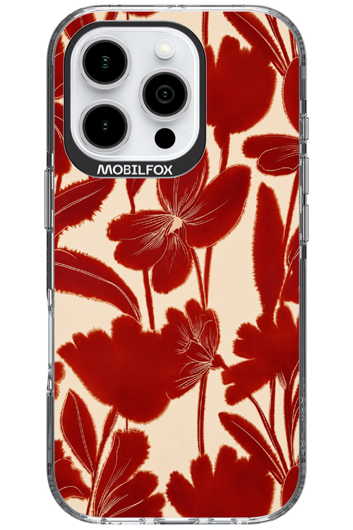 Burgundy Flowers 2.0 - Apple iPhone 16 Pro