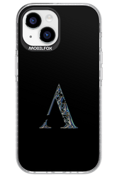 ⁠ ⁠Azteca A Chrome Logo - Apple iPhone 15