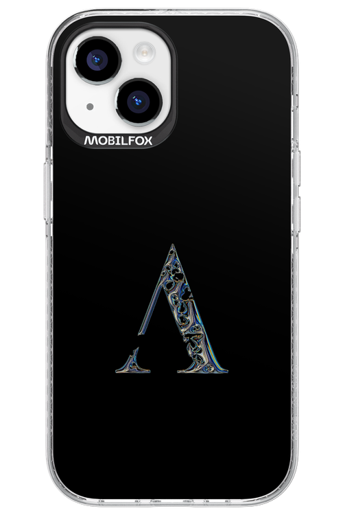 ⁠ ⁠Azteca A Chrome Logo - Apple iPhone 15