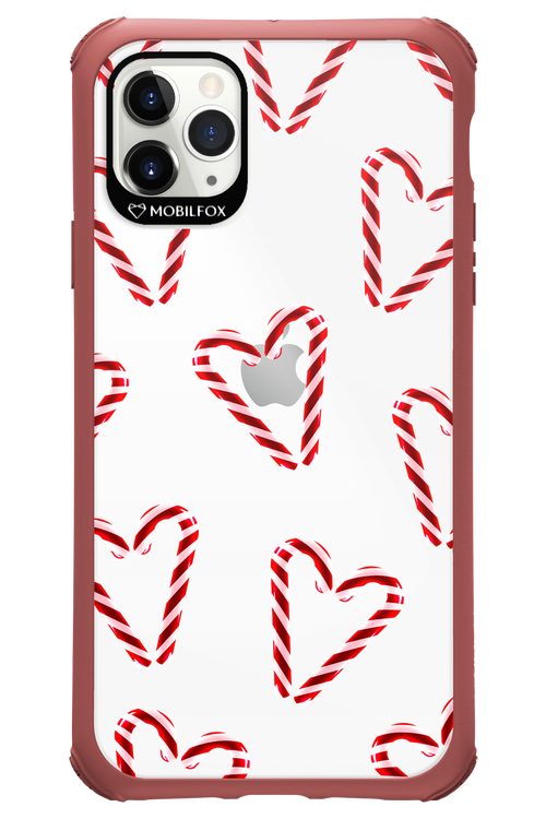 Candy Cane Hearts - Apple iPhone 11 Pro Max