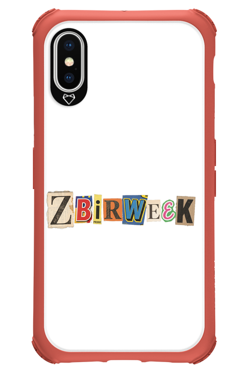 Zbirweek (white) 2.0 - Apple iPhone X