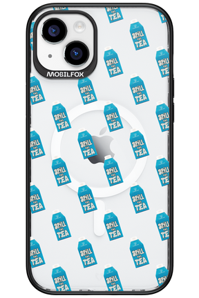 Blue Tea Party Chaos - Apple iPhone 15 Plus