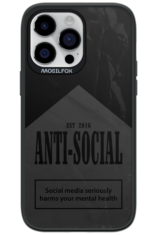 ANTI-SOCIAL (BLVCK) 2.0 - Apple iPhone 14 Pro Max