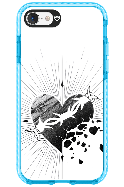 Fekete Szív - Apple iPhone SE 2022