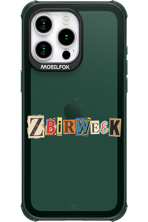 Zbirweek (transparent) 2.0 - Apple iPhone 15 Pro Max