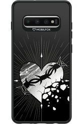 Fehér Szív - Samsung Galaxy S10+