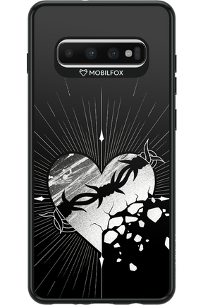 Fehér Szív - Samsung Galaxy S10+