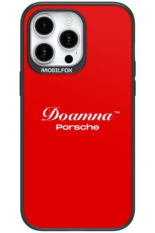 Doamna Porsche (red) - Apple iPhone 15 Pro Max