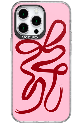 Burgundy Bow - Apple iPhone 15 Pro Max