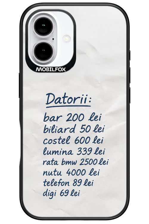 The List - Apple iPhone 16