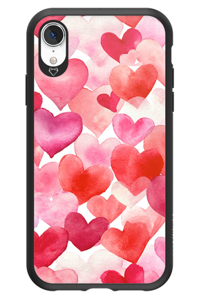 Water Painted Heart 2.0 - Apple iPhone XR