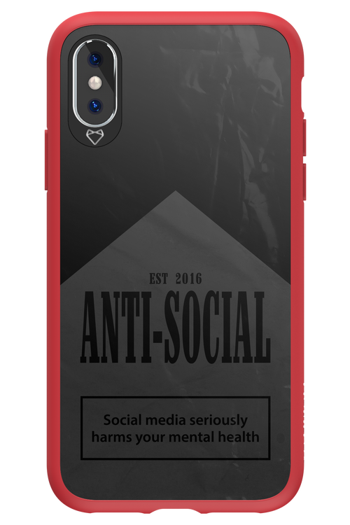 ANTI-SOCIAL (BLVCK) 2.0 - Apple iPhone XS