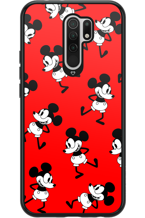 Iconic Mouse (red pattern) - Xiaomi Redmi 9