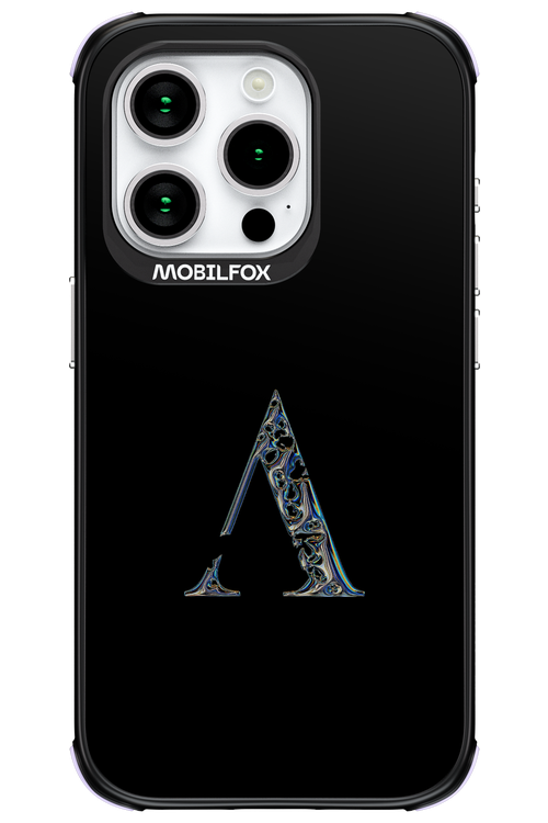 ⁠ ⁠Azteca A Chrome Logo - Apple iPhone 15 Pro