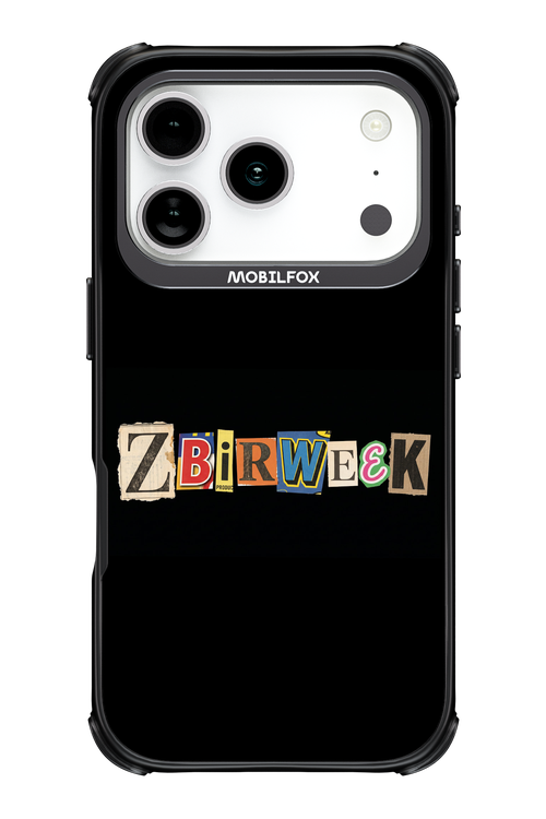 Zbirweek (black) 2.0 - Apple iPhone 17 Pro