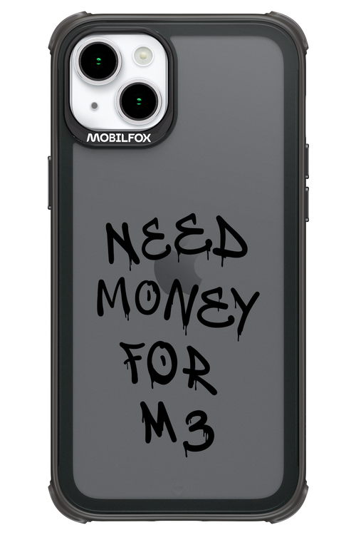 Need M3 Transparent Black - Apple iPhone 15 Plus