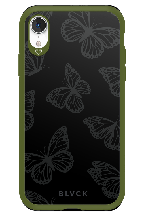 Black Butterflies - Apple iPhone XR