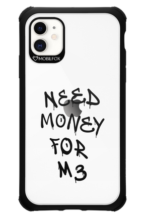 Need M3 Transparent Black - Apple iPhone 11