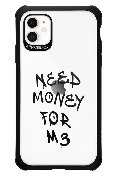 Need M3 Transparent Black - Apple iPhone 11