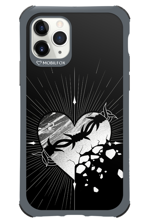 Fehér Szív - Apple iPhone 11 Pro