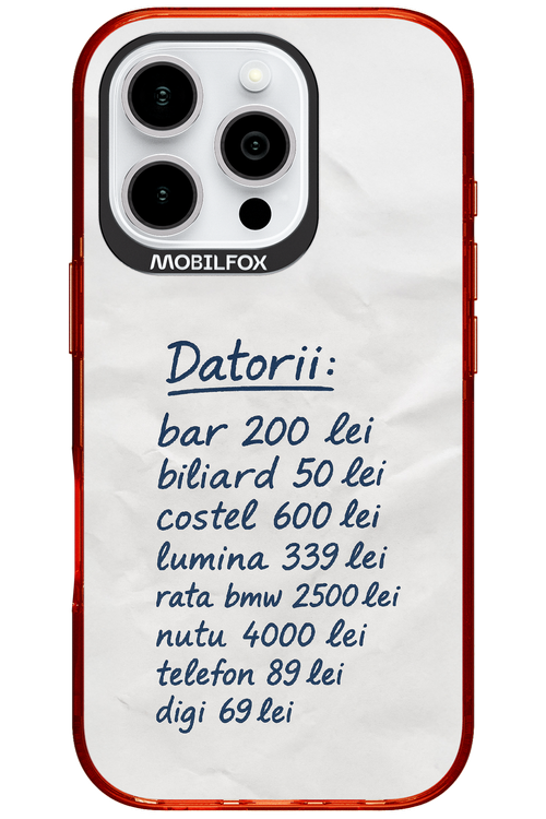 The List - Apple iPhone 16 Pro