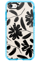 Monochrome Flowerss - Apple iPhone 7