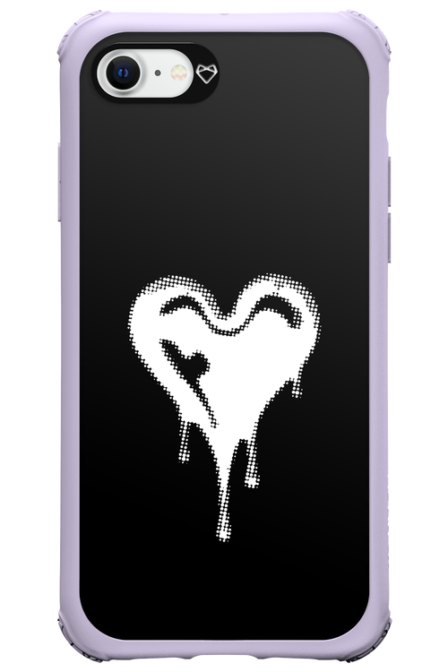 Heart Black - Apple iPhone 8