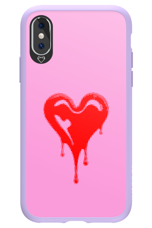 Heart Pink - Apple iPhone XS