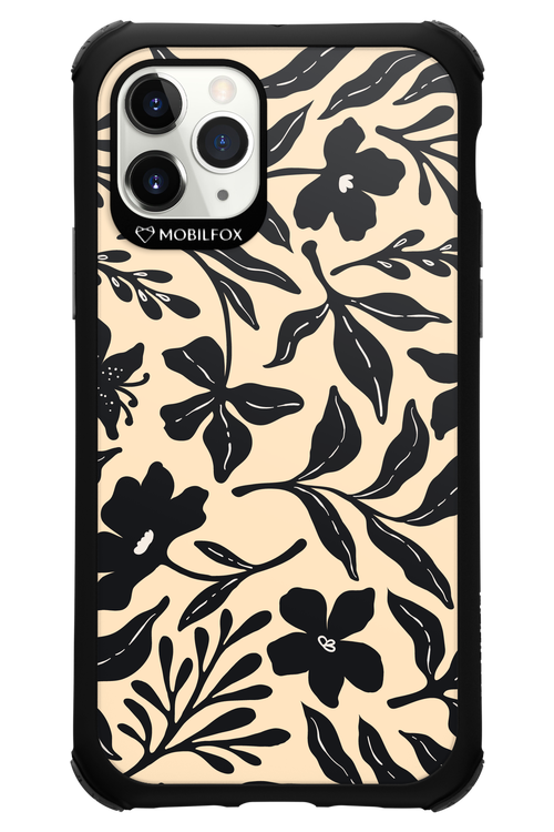 Black Flowers 2.0 - Apple iPhone 11 Pro