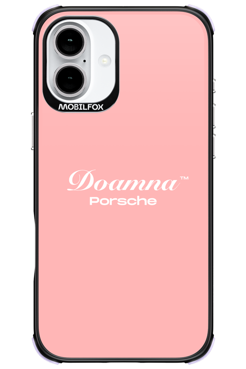 Doamna Porsche (pink) - Apple iPhone 16 Plus