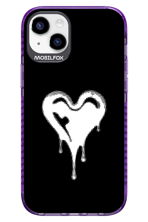 Heart Black - Apple iPhone 14 Plus