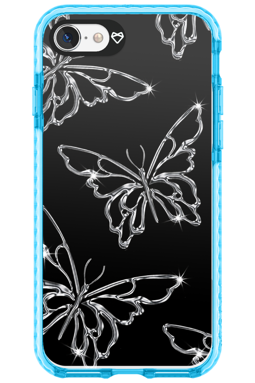 Silver Butterfly 2.0 - Apple iPhone 8