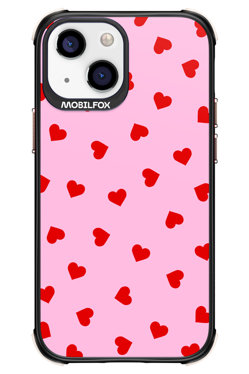 Sprinkle Heart Pink - Apple iPhone 13 Mini