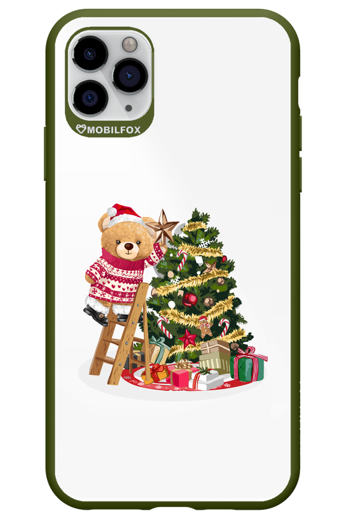 Christmas Bear (Transparent) - Apple iPhone 11 Pro Max
