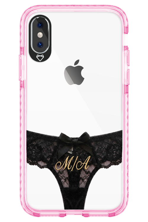 Black Panties Transparent 2.0 - Apple iPhone X