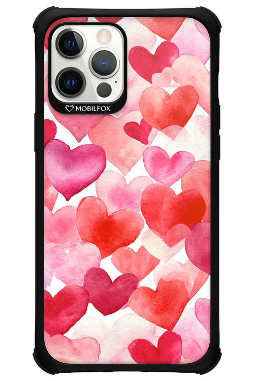 Water Painted Heart 2.0 - Apple iPhone 12 Pro Max