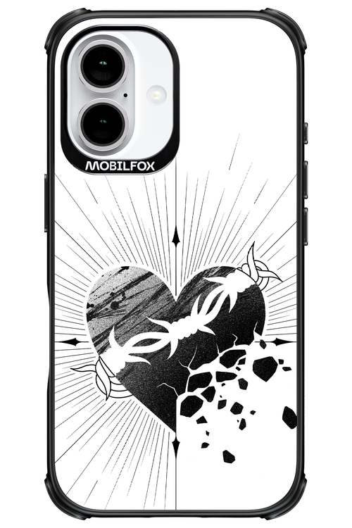 Fekete Szív - Apple iPhone 16