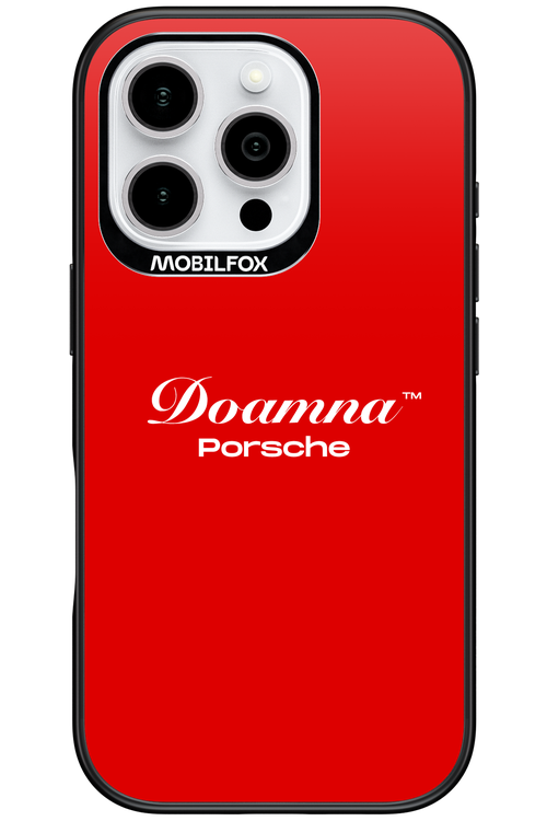 Doamna Porsche (red) - Apple iPhone 16 Pro