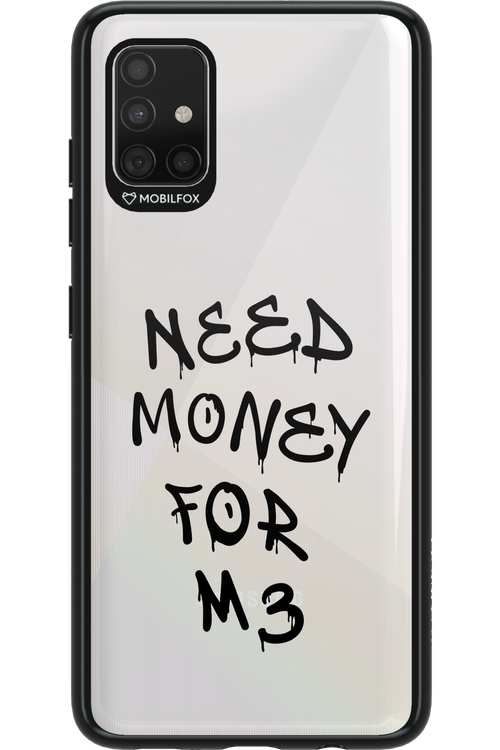 Need M3 Transparent Black - Samsung Galaxy A51