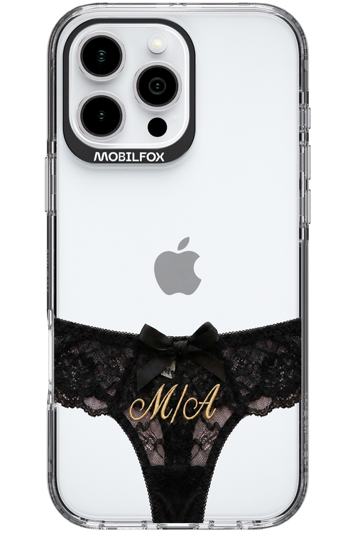 Black Panties Transparent 2.0 - Apple iPhone 16 Pro Max